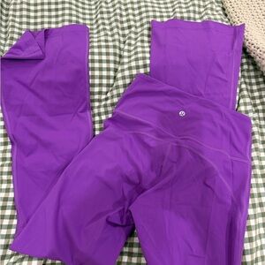 Lululemon Groove Super-High-Rise Flared Pant *Nulu - Moonlit Magenta